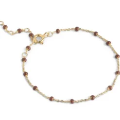 Enamel Lola Cooper armbånd i forgyldt sølv