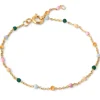 Enamel Lola Dreamy armbånd i forgyldt sølv multifarvet emalje