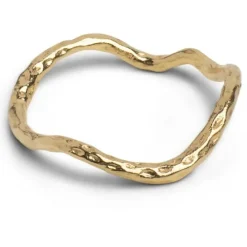 Enamel Sway Sway ring i forgyldt sølv