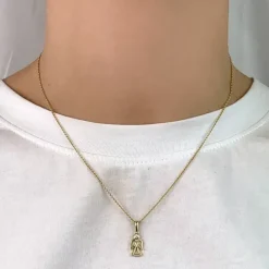 Engel vedhæng i 8 karat guld