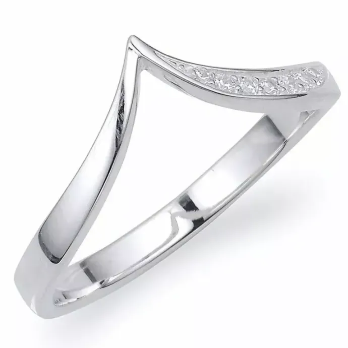 Enkel fingerring i sølv
