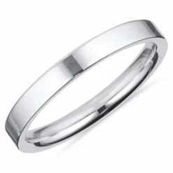 Enkel Herrering i sølv