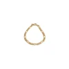 Figaroarmbånd i 14 karat guld 17 cm x 4,6 mm