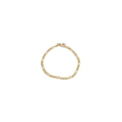 Figaroarmbånd i 14 karat guld 17 cm x 2,8 mm