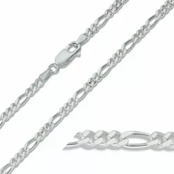 Figarohalskæde i sølv x 3,5 mm