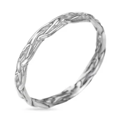 Flettet ring i sølv