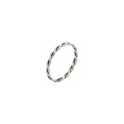 Flettet ring i sølv