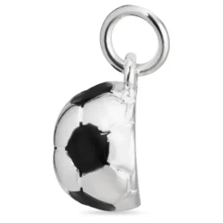Fodbold vedhæng i sølv