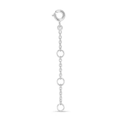 Forlængerkæde i sølv 5 cm x 1,0 mm