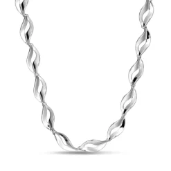 Halskæde i sølv x 7,6 mm