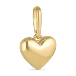 Hjerte vedhæng i 9 karat guld
