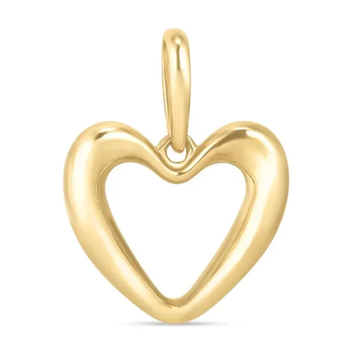 Hjerte vedhæng i 9 karat guld
