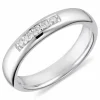Hvid zirkon ring i sølv