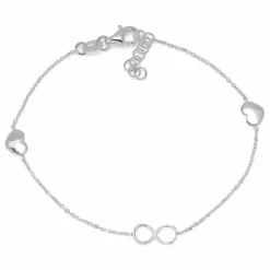 Infinity armbånd i sølv