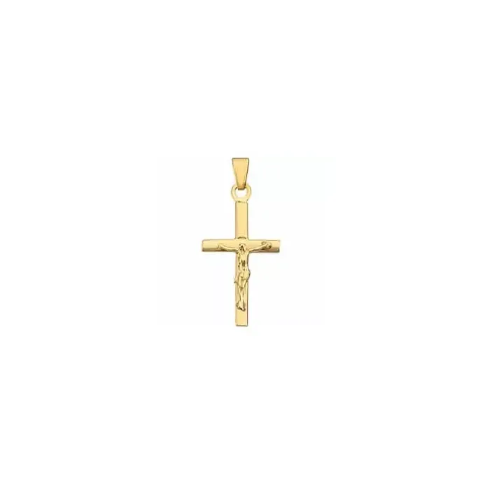 Jesus BNH kors i 8 karat guld