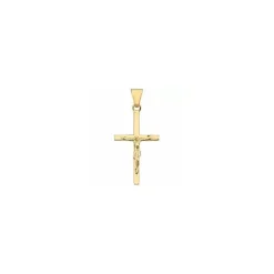 Jesus BNH kors i 14 karat guld