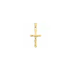 Jesus guld BNH kors i 14 karat guld