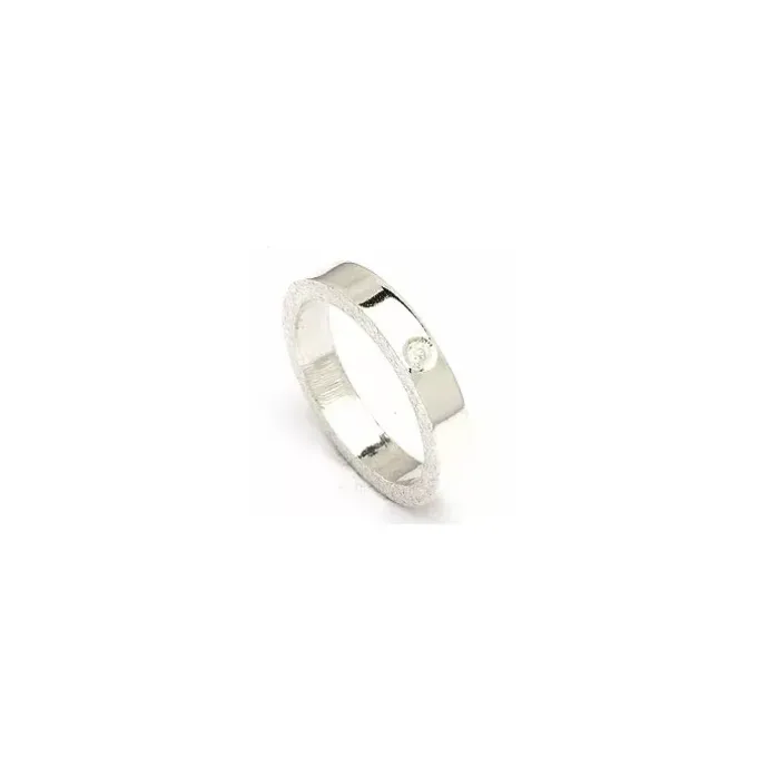 Kollektionsprøve zirkon ring i sølv