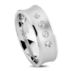 Kollektionsprøve zirkon ring i sølv