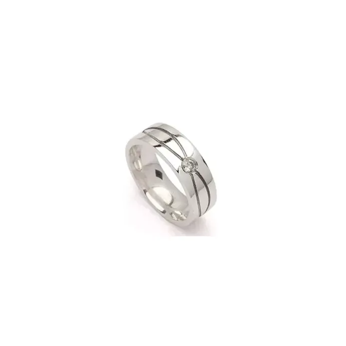 Kollektionsprøve zirkon ring i sølv