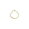 Kongearmbånd i 8 karat guld 17 cm x 2,8 mm