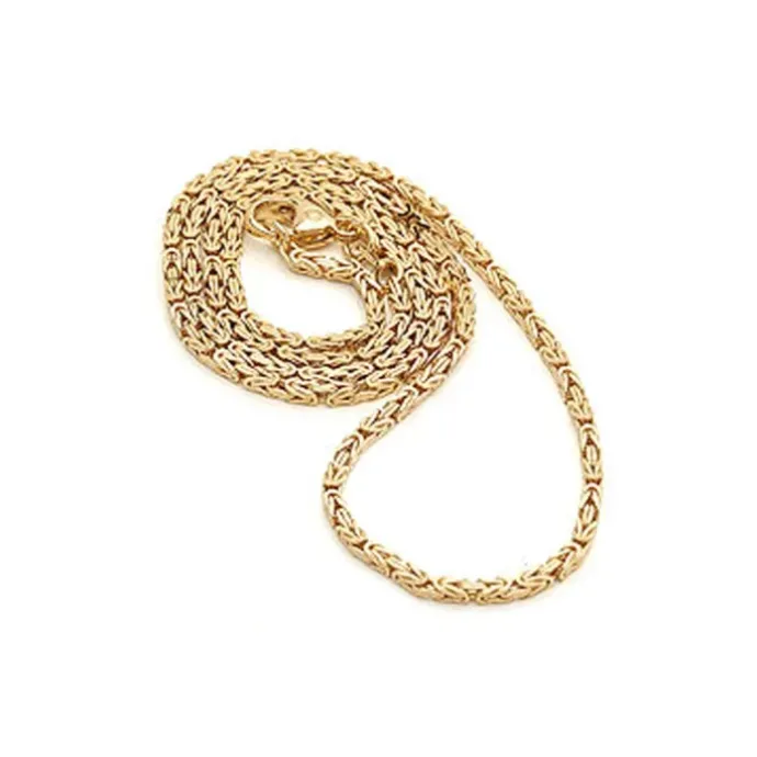 Kongearmbånd i 14 karat guld 21 cm x 4,0 mm