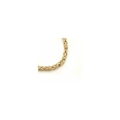 Kongehalskæde i 8 karat guld 70 cm x 2,8 mm