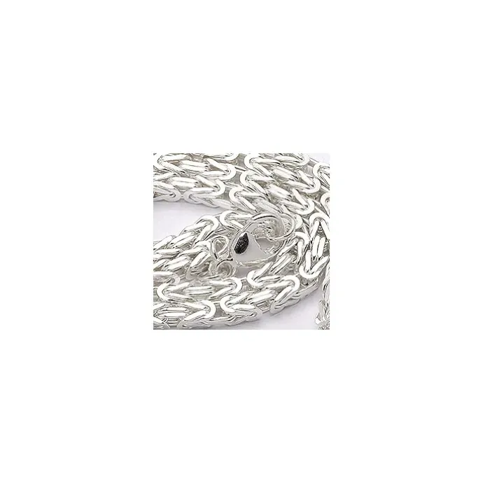 Kongehalskæde i sølv 50 cm x 2,8 mm