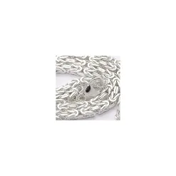 Kongehalskæde i sølv 45 cm x 3,2 mm
