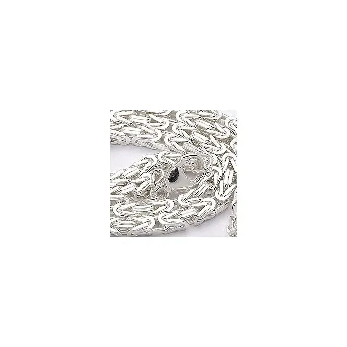 Kongehalskæde i sølv 45 cm x 3,2 mm