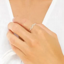 Kugle ring i sølv - Bubbly Pure