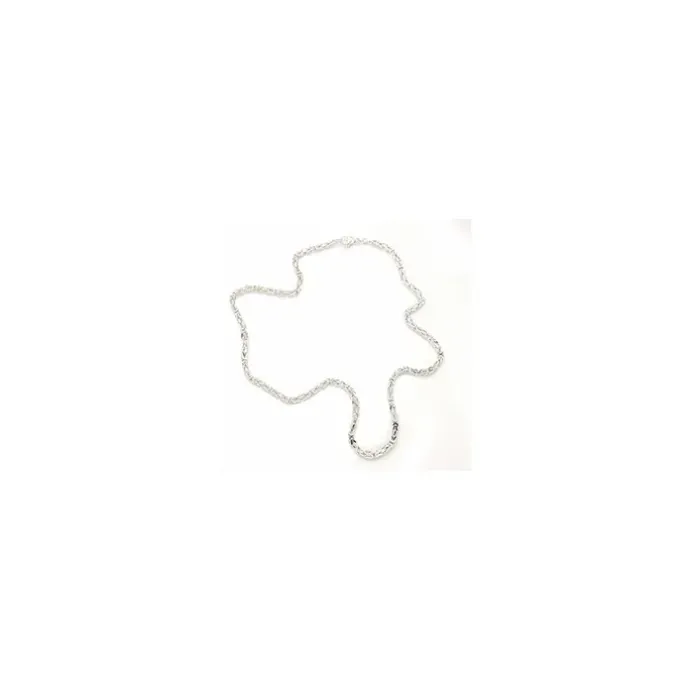 Lang kongehalskæde i sølv 70 cm x 3,2 mm