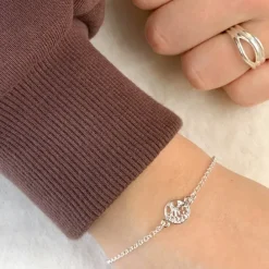 Livets træ armbånd i sølv