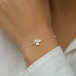Marguerit armbånd i sølv - Majse