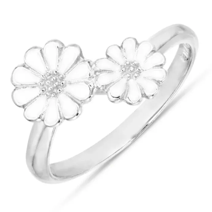 Marguerit ring i sølv - Maggie