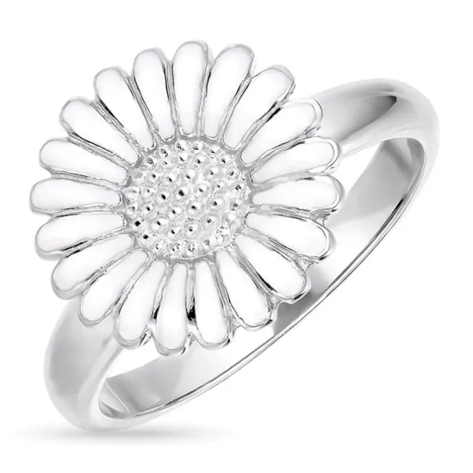 Marguerit ring i sølv - Matilda
