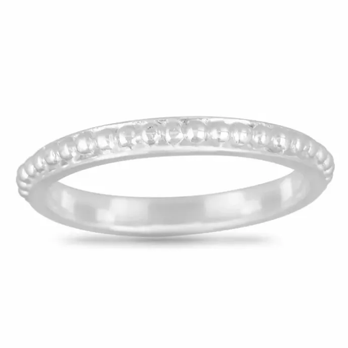 Mat ring i sølv