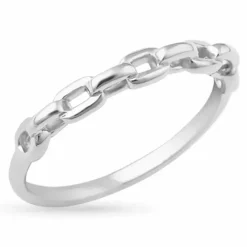 Panzer ring i sølv
