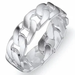 Panzer ring i sølv