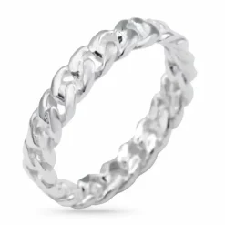 Panzer ring i sølv
