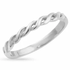 Panzer ring i sølv