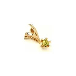 Peridot vedhæng i 14 karat guld 0,30 ct