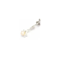 Perle charm i sølv