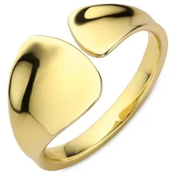 Ring i forgyldt messing