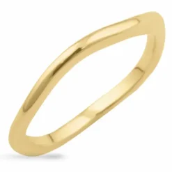 Ring i forgyldt sølv
