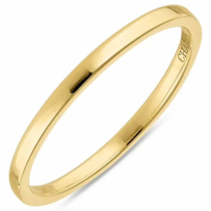Ring i forgyldt sølv