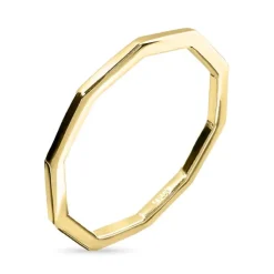 Ring i forgyldt sølv
