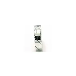 Ring i oxideret sterlingsølv