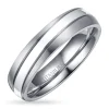 Ring i titanium og sølv