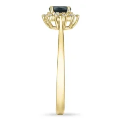 Rosetring i 14 karat guld 0,11 ct 0,35 ct